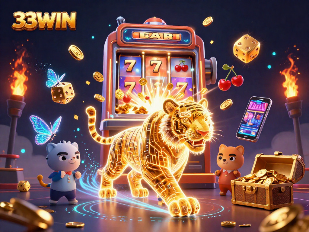 Experience thrilling jackpots at 33WIN casino with vibrant 3D visuals and exciting game action