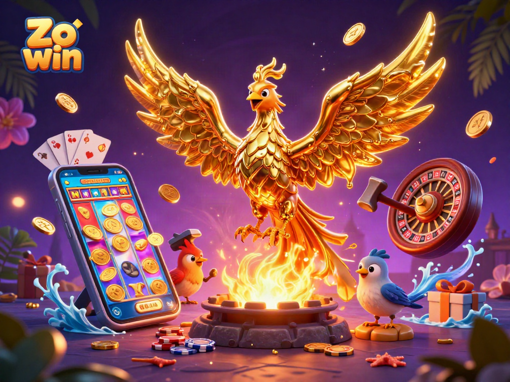 Catch the thrill at Zo win with golden coins and exciting slot games in this vibrant casino scene.
