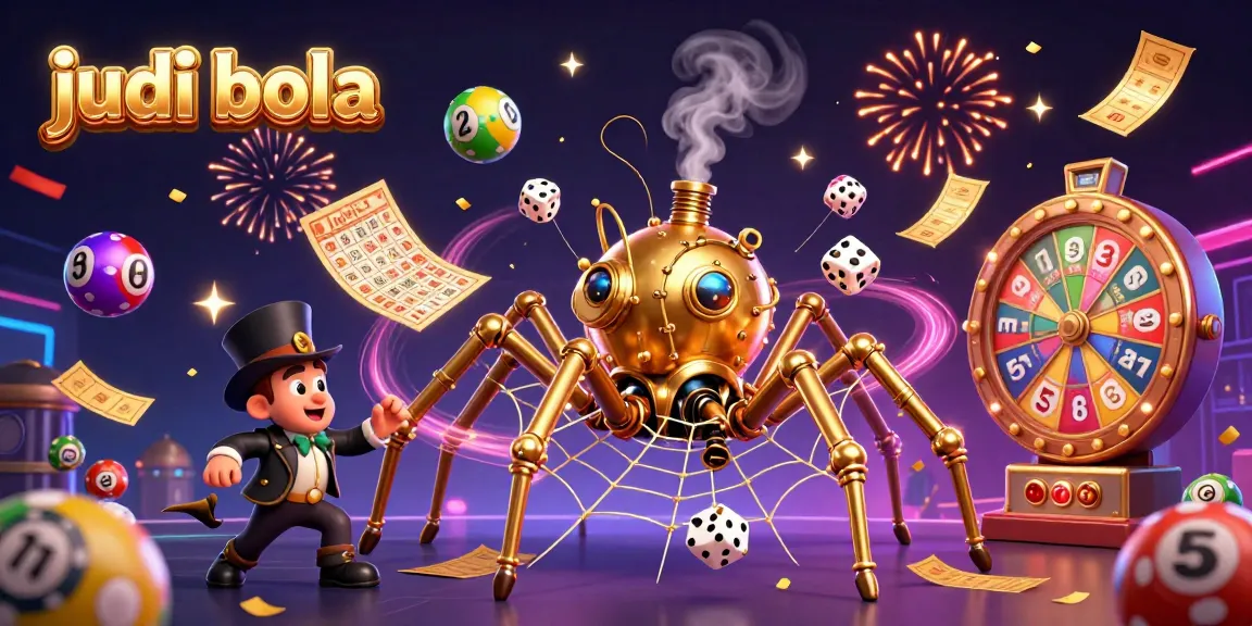 Taruhan judi bola dengan banyak elemen permainan dan karakter menarik yang menggambarkan keseruan judi online.