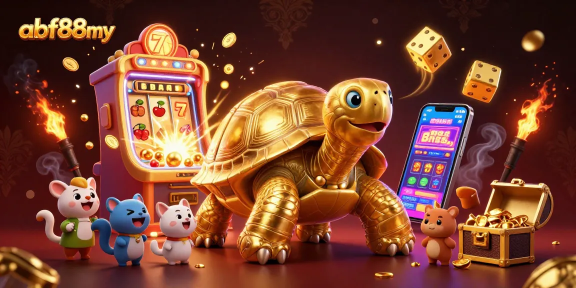 Experience the thrill of afb88my with vibrant slot adventures and exciting game elements in a dynamic casino scene.