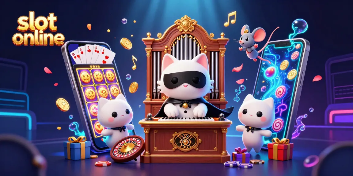Play thrilling slot online games in a vibrant 3D casino scene with dynamic characters and exciting elements.