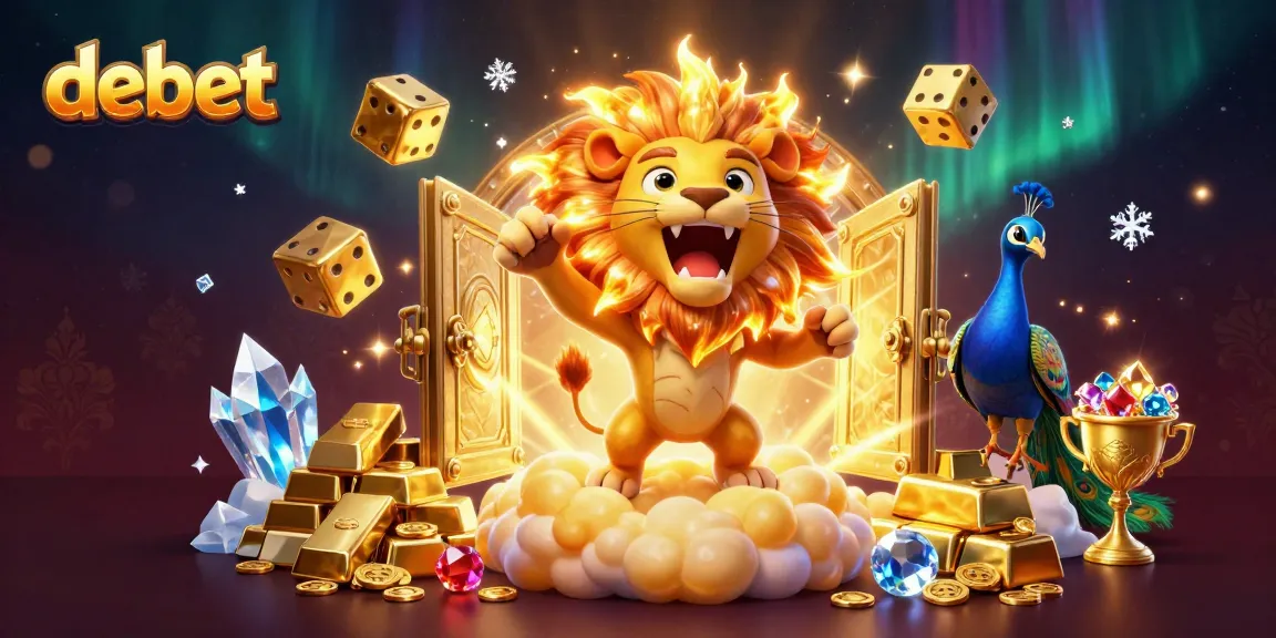 Engage in exciting debet action with a dynamic casino-themed 3D illustration showcasing vibrant adventure.