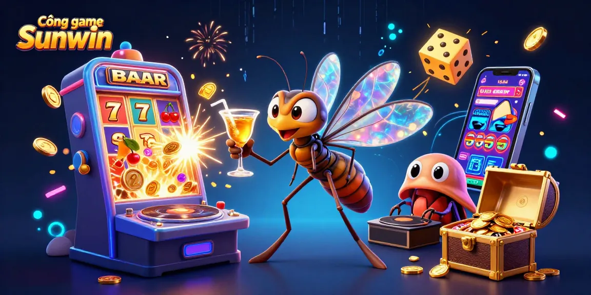 Cổng game Sunwin offers thrilling gameplay with vibrant visuals featuring unique characters and casino elements.