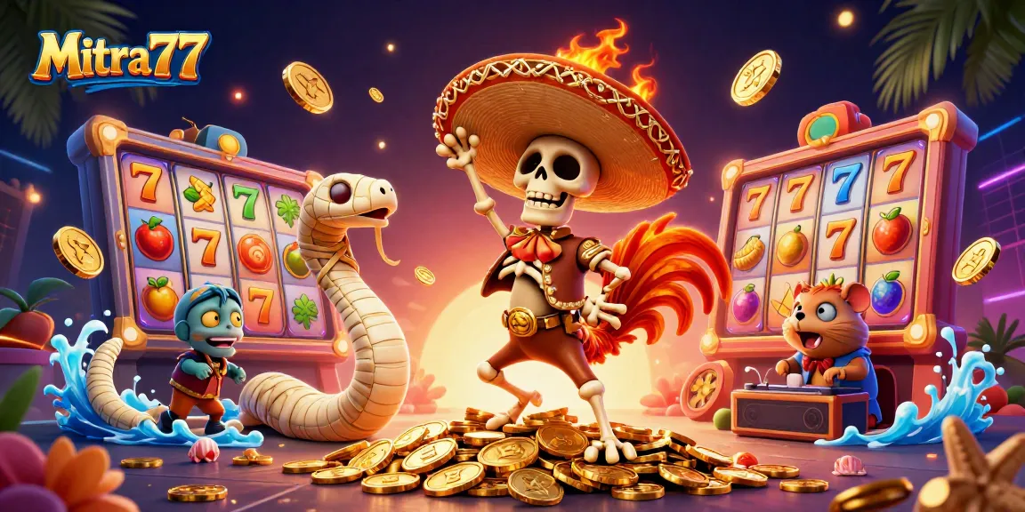 Mitra77 memberikan sensasi bermain slot gacor dengan ilustrasi karakter 3D menarik.