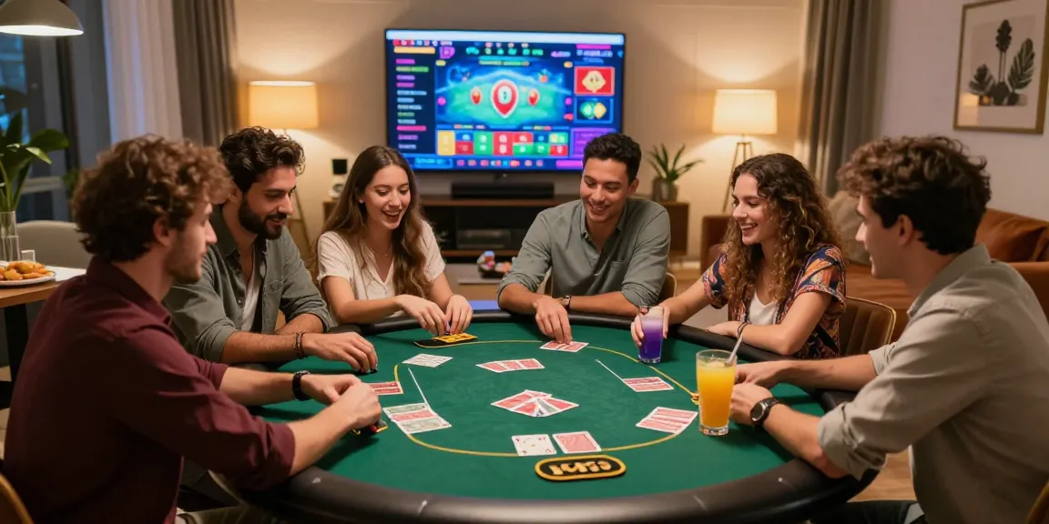 Engaging online casino game night at home featuring friends playing together by https://eccleshallparishcouncil.co.uk.