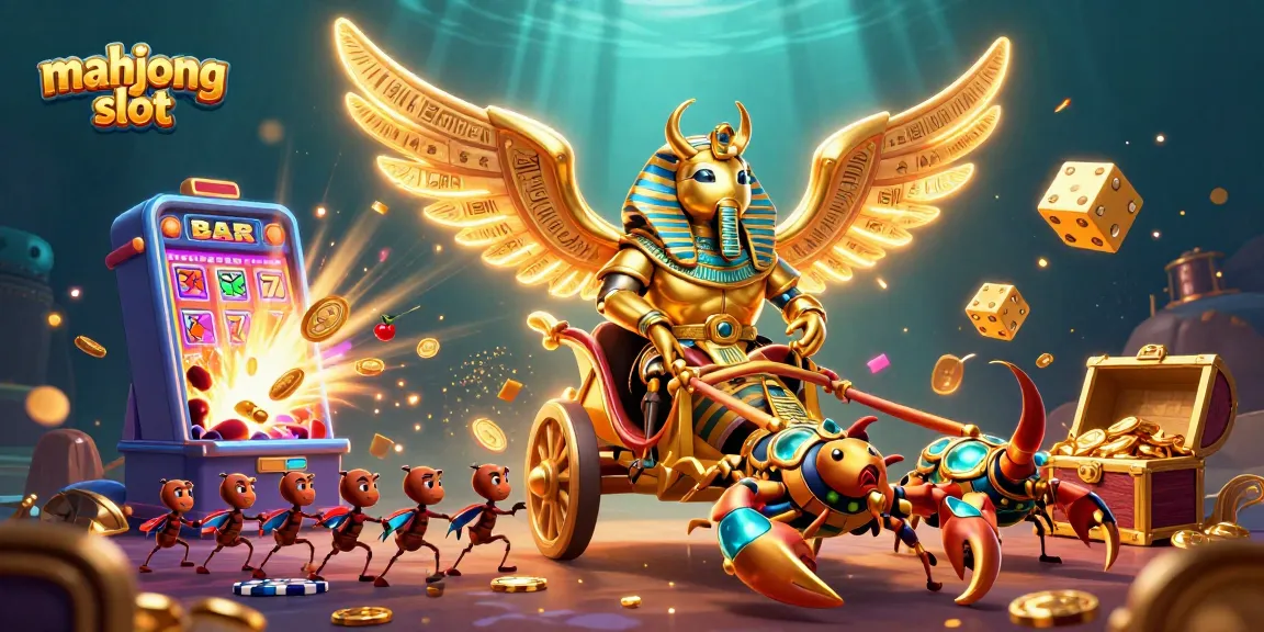 Experience the excitement of mahjong slot gaming with vibrant characters and dynamic casino elements.