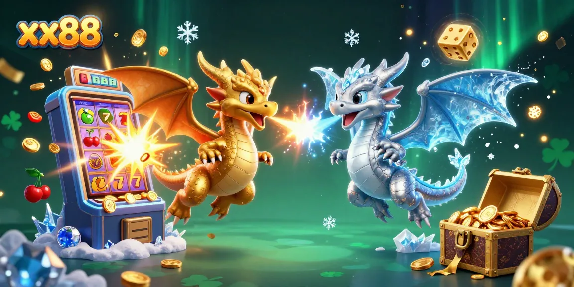 Experience the excitement of winning at xx88 with dynamic dragons amidst casino games and jackpots.