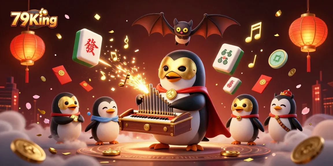 Play and win at 79King with a vibrant casino-themed illustration featuring gaming elements.