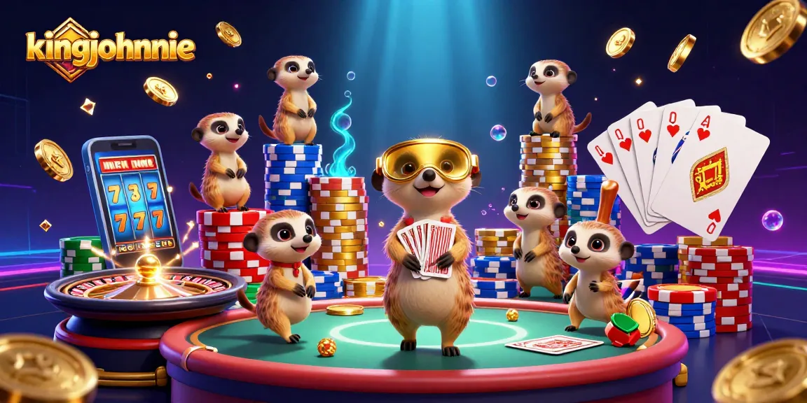 kingjohnnie casino meerkats creating an exciting slot gaming experience with vibrant illustrations