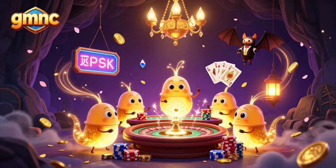 Experience gmnc's vibrant cave casino with glowing glowworms and exciting casino games.