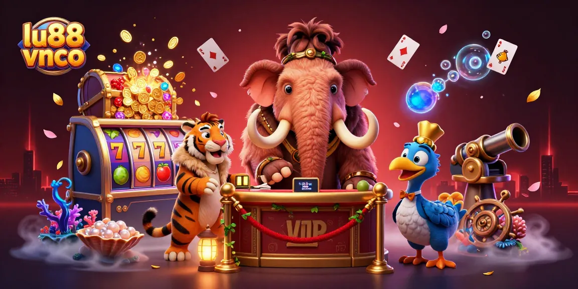 Join the thrill at lu88 vnco as a woolly mammoth bouncer greets VIPs in an exciting casino atmosphere.
