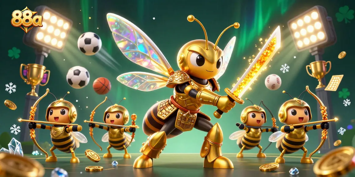Place bets and engage with 88aa's vibrant gaming scene featuring dynamic sports elements and engaging characters.