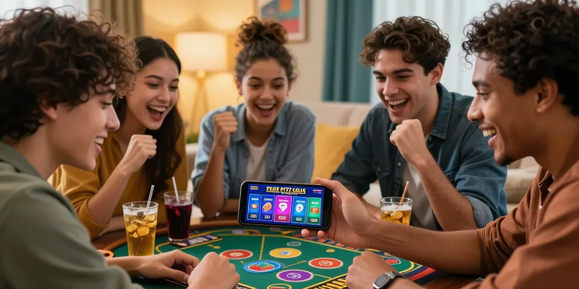 Play online with friends in Teen Patti Gold, showcasing a vibrant casino gaming atmosphere.