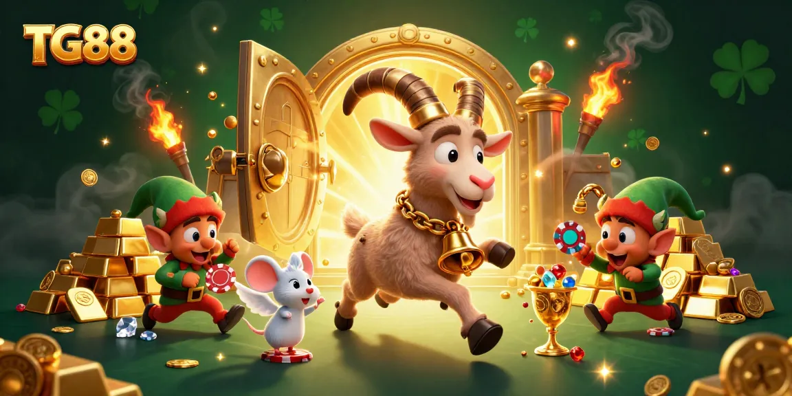Experience thrilling gameplay at TG88 with lively characters and vibrant casino elements.