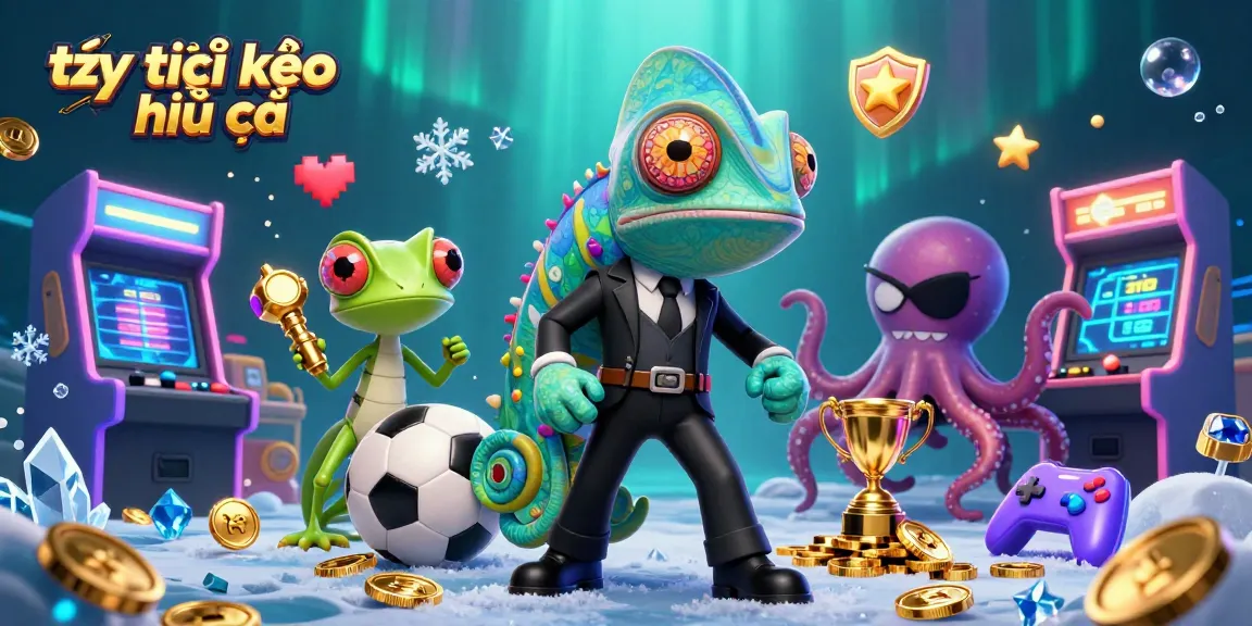 Engage with dynamic tỷ lệ kèo nhà cái elements in a colorful, ultra-detailed sports betting scene.