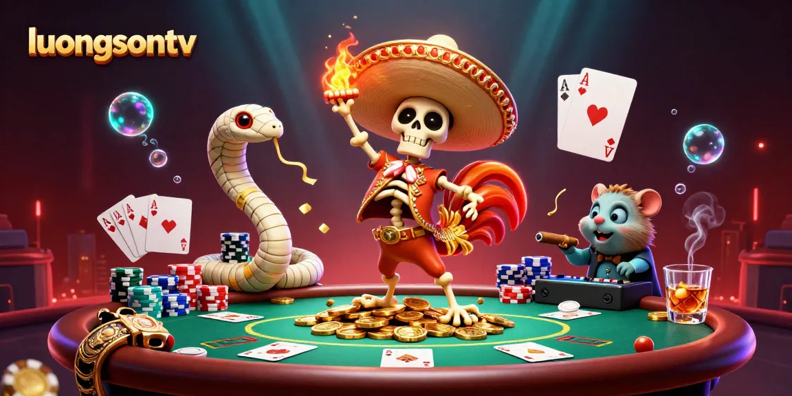 Experience live sports on luongsontv with vibrant scenes and dynamic gaming elements.