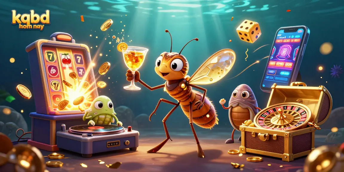 Players celebrate with stunning visuals of kqbd hom nay as they spin golden roulette and play slots.